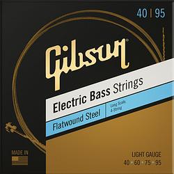 Foto van Gibson flatwound steel long scale light snarenset voor elektrische basgitaar