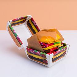 Foto van Hamburger sokken in doosje (set van 2) - maat 36-40