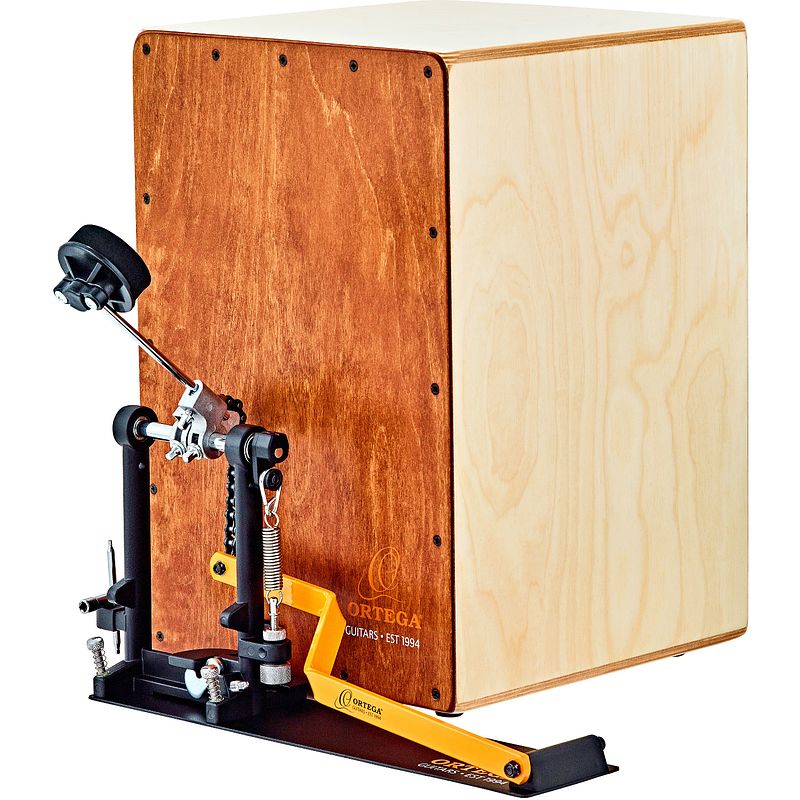 Foto van Ortega ostbcj-l-bu stomp box cajon bundel, linksbenig