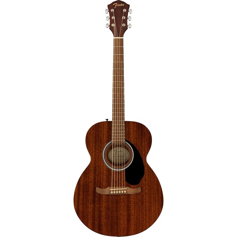 Foto van Fender fa-135 concert all-mahogany natural wn akoestische westerngitaar