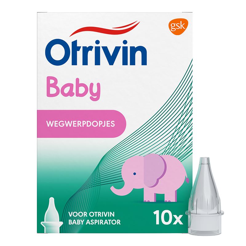 Foto van Otrivin baby wegwerpdopjes bij otrivin baby aspirator neusjesreiniger