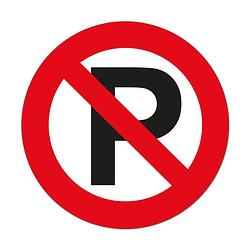 Foto van Carpoint sticker niet parkeren 14 cm rood/wit