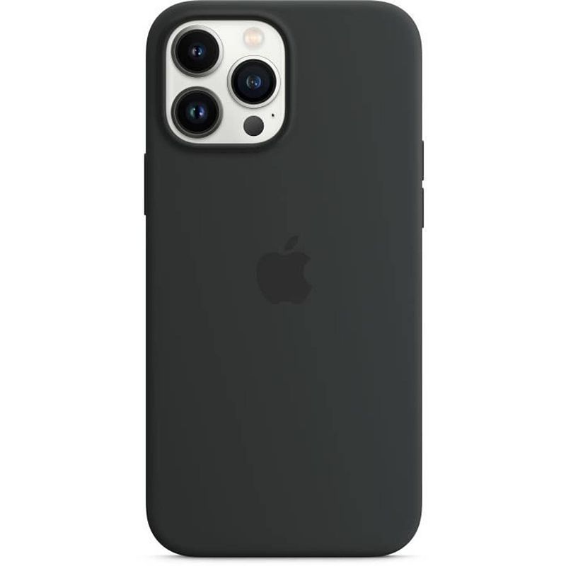 Foto van Apple siliconen hoesje voor iphone 13 pro met magsafe - midnight