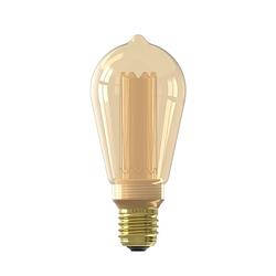 Foto van Lichtbron rustieklamp goud e27 fiber 120lm