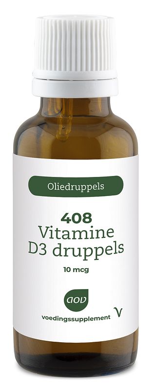 Foto van Aov 408 vitamine d3 druppels 25ml