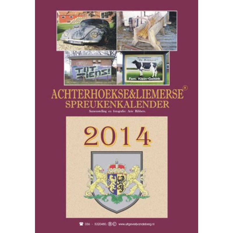 Foto van Achterhoekse & liemerse spreukenkalender / 2014