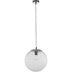 Foto van Eco-light nereide i-nereide-g-s1 tr hanglamp e27 60 w helder, chroom