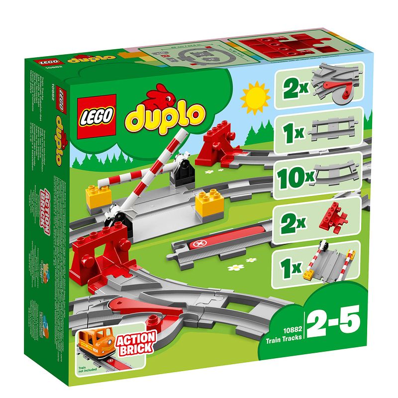 Foto van Lego duplo treinrails 10882