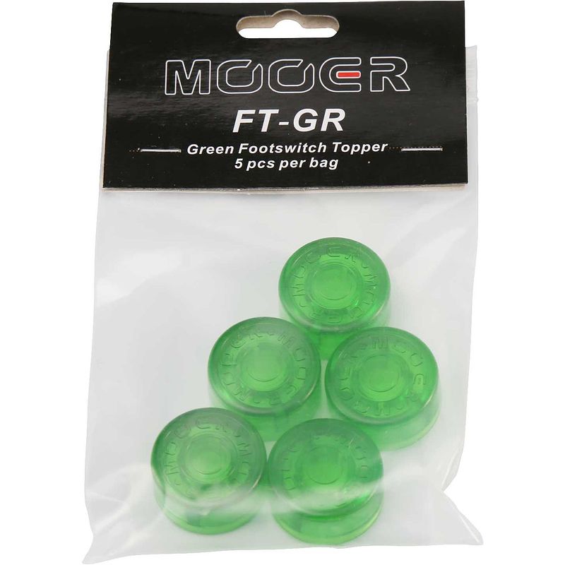 Foto van Mooer candy footswitch topper green (set van 5)