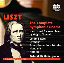 Foto van Franz liszt: complete symphonic poems, transcribed for solo piano by august stradal volume 2 - cd (5060113440921)