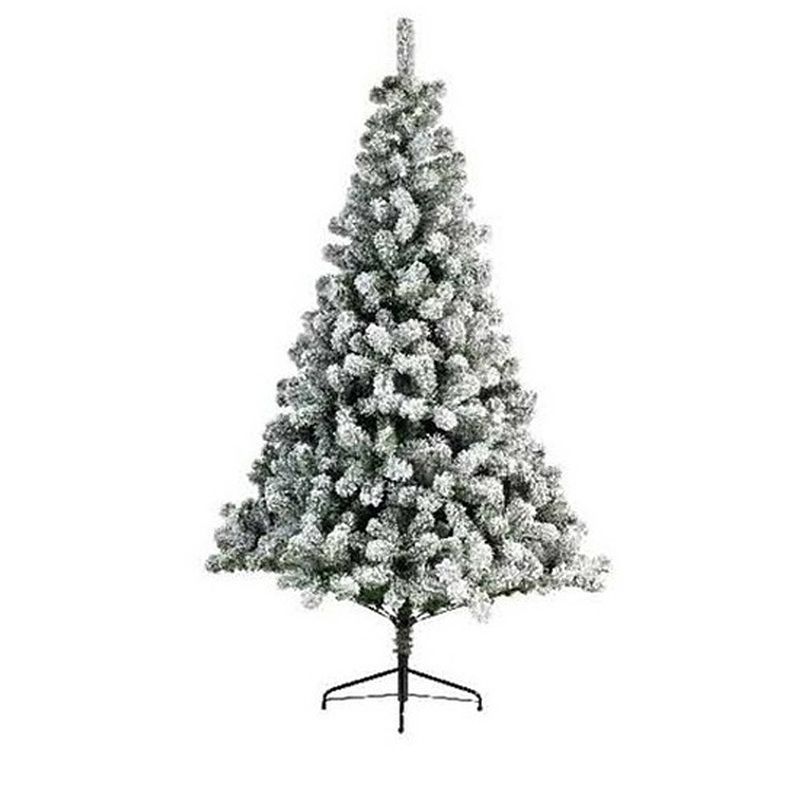 Foto van Kunst kerstboom imperial pine 220 tips met sneeuw 120 cm - kunstkerstboom