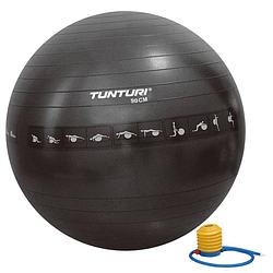 Foto van Tunturi anti-burst fitnessbal gymbal zwart - 90 cm
