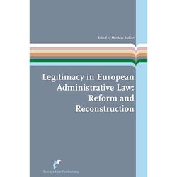 Foto van Legitimacy in european administrative law -