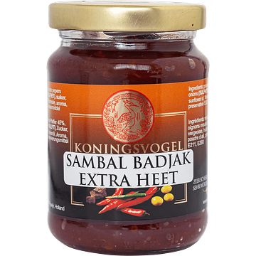 Foto van Koningsvogel sambal badjak extra heet 200g bij jumbo