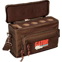 Foto van Gator cases gm-4 nylon tas voor 4 microfoons