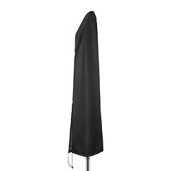 Foto van Quvio beschermhoes parasol - 265 cm - waterdicht - zwart