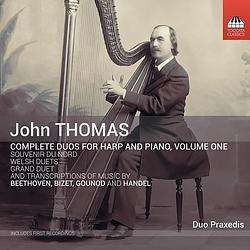 Foto van John thomas: complete duos for harp and piano, volume 1 - cd (5060113445612)