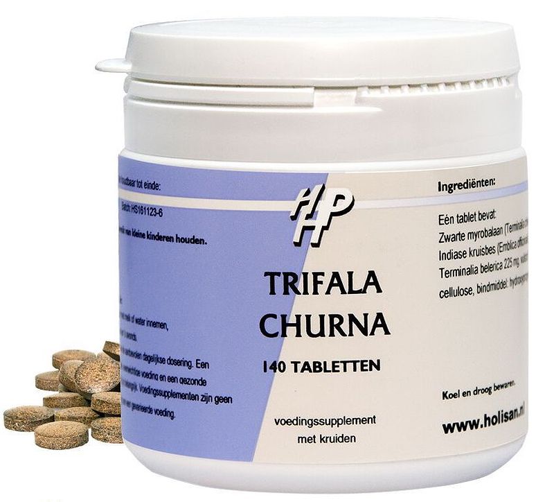 Foto van Holisan trifala churna tabletten 140st