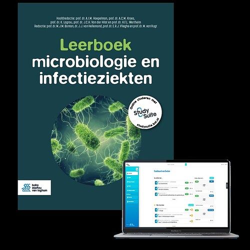 Foto van Leerboek microbiologie en infectieziekten - paperback (9789036829434)