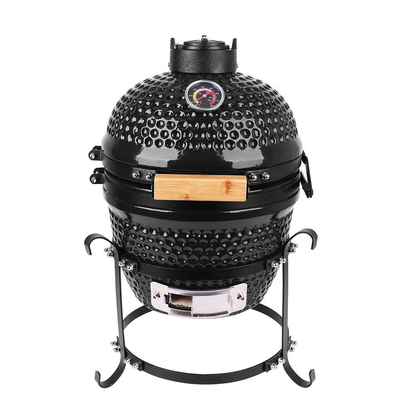 Foto van Green air kamado keramische bbq zwart