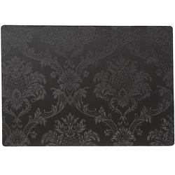 Foto van Stevige luxe tafel placemats amatista zwart 30 x 43 cm - placemats
