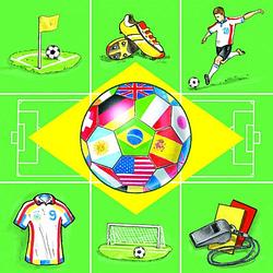 Foto van 60x voetbal landen thema servetten 33 x 33 cm - feestservetten