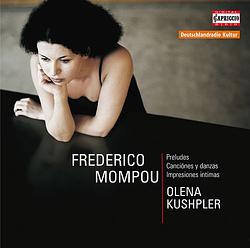 Foto van Mompou: preludes, canciones y danza - cd (0845221051154)