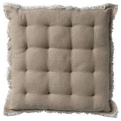 Foto van Dutch decor burto - stoelkussen van katoen pumice stone 40x40 cm - beige