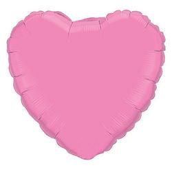 Foto van Folie ballon roze hart 45 cm - ballonnen