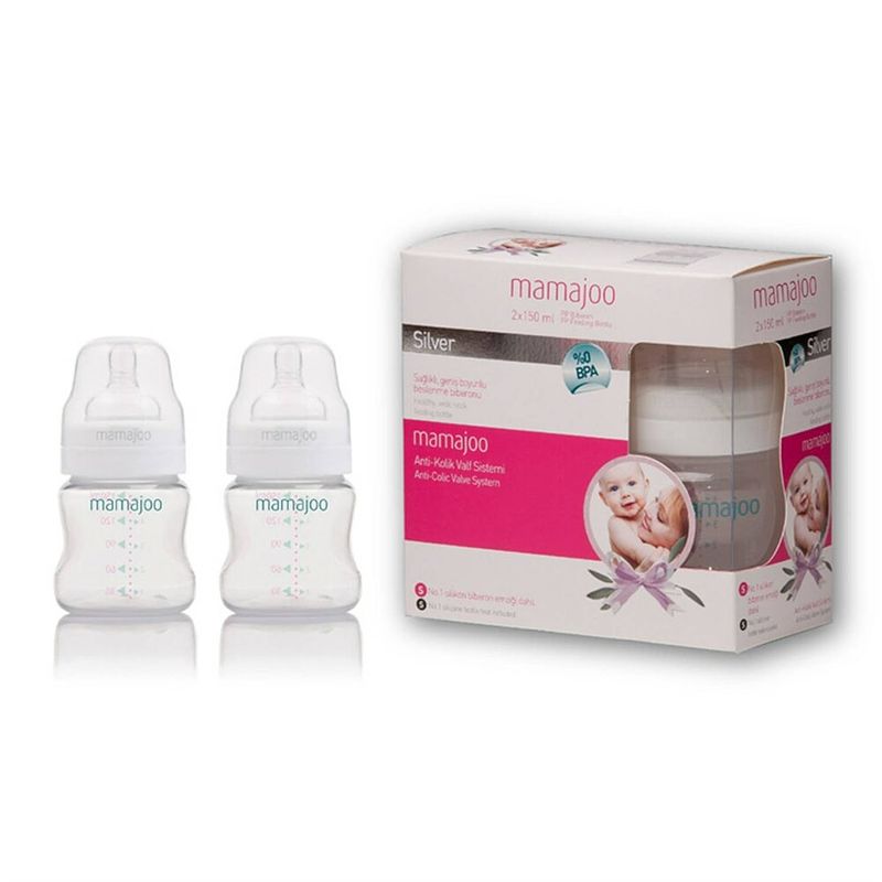 Foto van Mamajoo babyfles - 150ml - bpa vrij - 0+ maanden