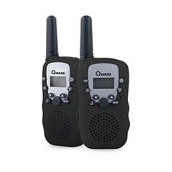 Foto van Qware walkie talkie set - zwart