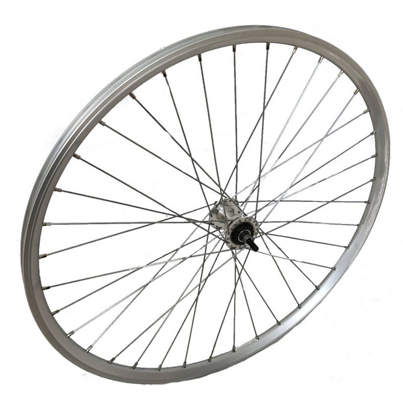 Foto van Rodi voorwiel freeway 28 x 1 5/8 x 1 3/8 rollerbrake alu zilver