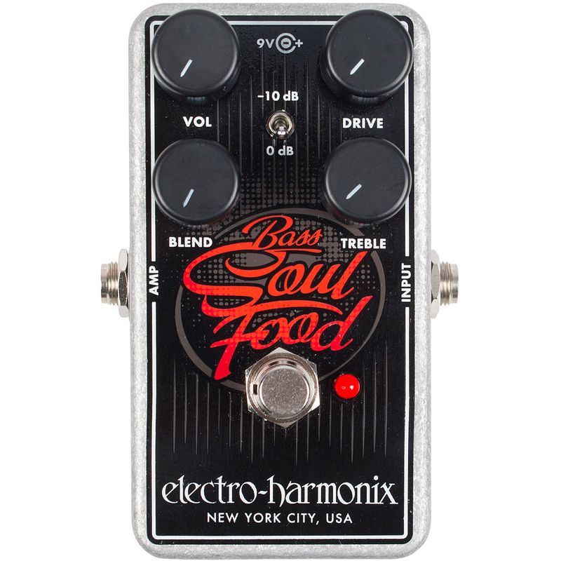 Foto van Electro harmonix bass soul food overdrive