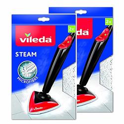 Foto van Vileda® stoomreiniger doeken navulling - vervanging voor vileda steam stoomreiniger & hot & spray 4 stuks