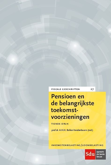 Foto van Pensioen en de belangrijkste toekomstvoorzieningen - paperback (9789012403429)