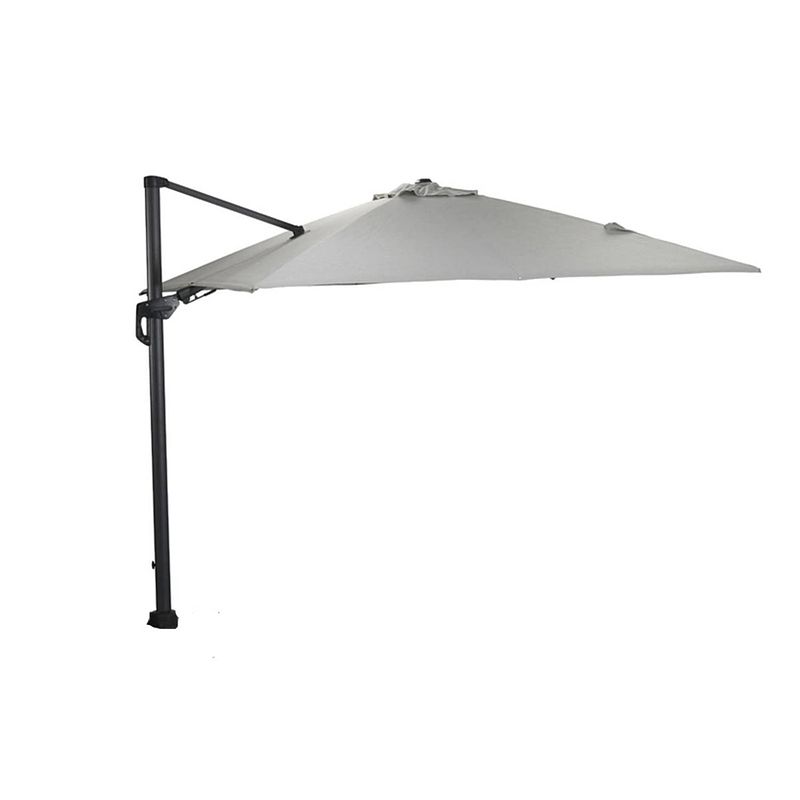 Foto van Garden impressions zweefparasol hawaii deluxe 300x300 - donker grijs - zand