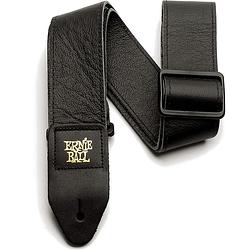 Foto van Ernie ball 4134 tri-glide italian leather strap zwart