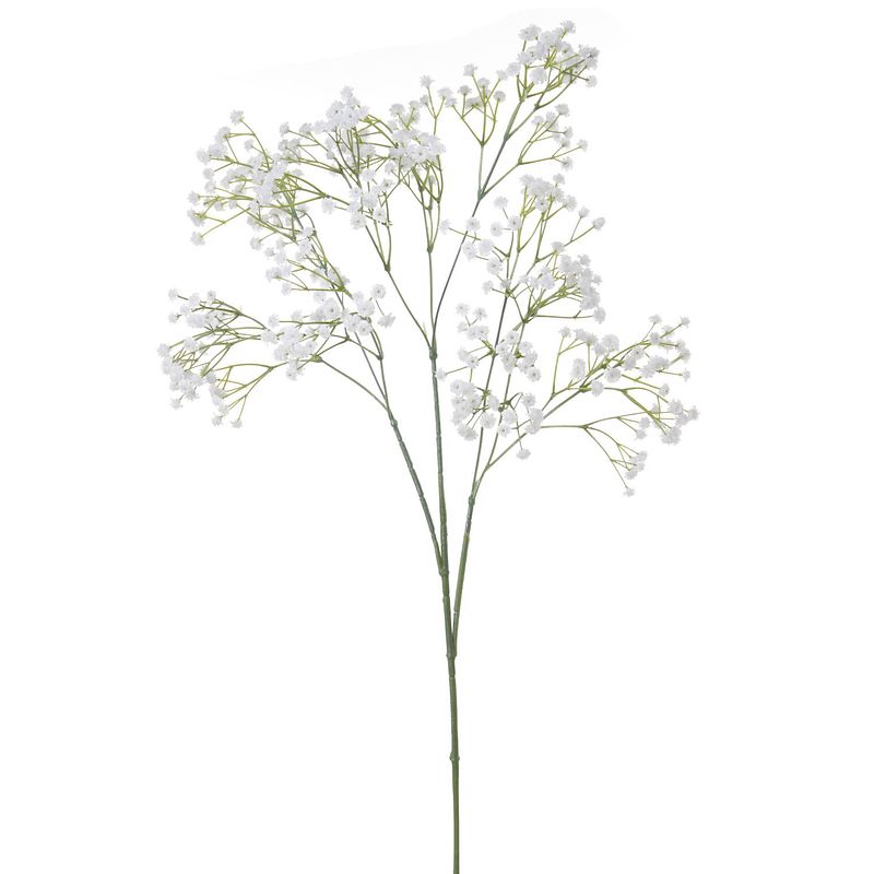 Foto van Kunstbloemen gipskruid/gypsophila takken wit 95 cm - kunstbloemen