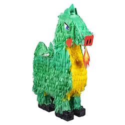 Foto van Boland piñata draak jongens 49 cm groen/geel