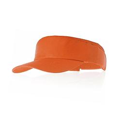 Foto van Oranje zonneklep voor volwassenen - verkleedhoofddeksels