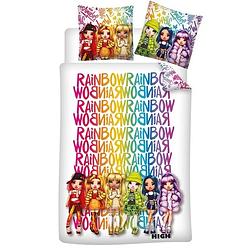 Foto van Rainbow high dekbedovertrek, fashion school - eenpersoons - 140 x 200 cm - polykatoen