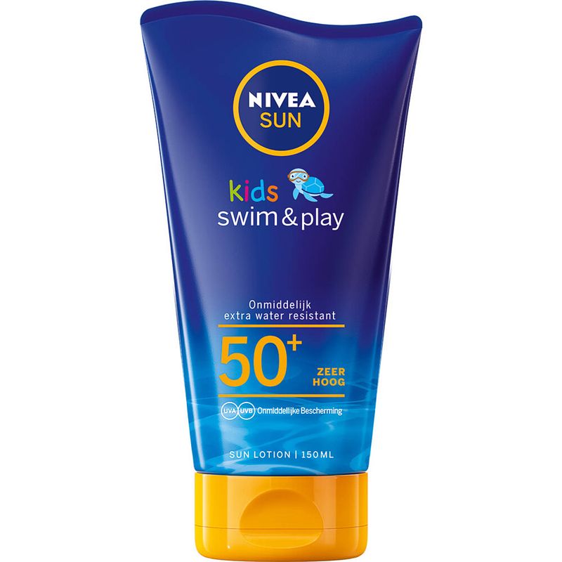 Foto van Nivea sun kids - swim & play zonnemelk spf50+ - 150ml