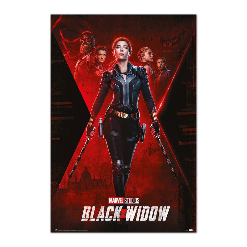 Foto van Grupo erik marvel black widow poster 61x91,5cm