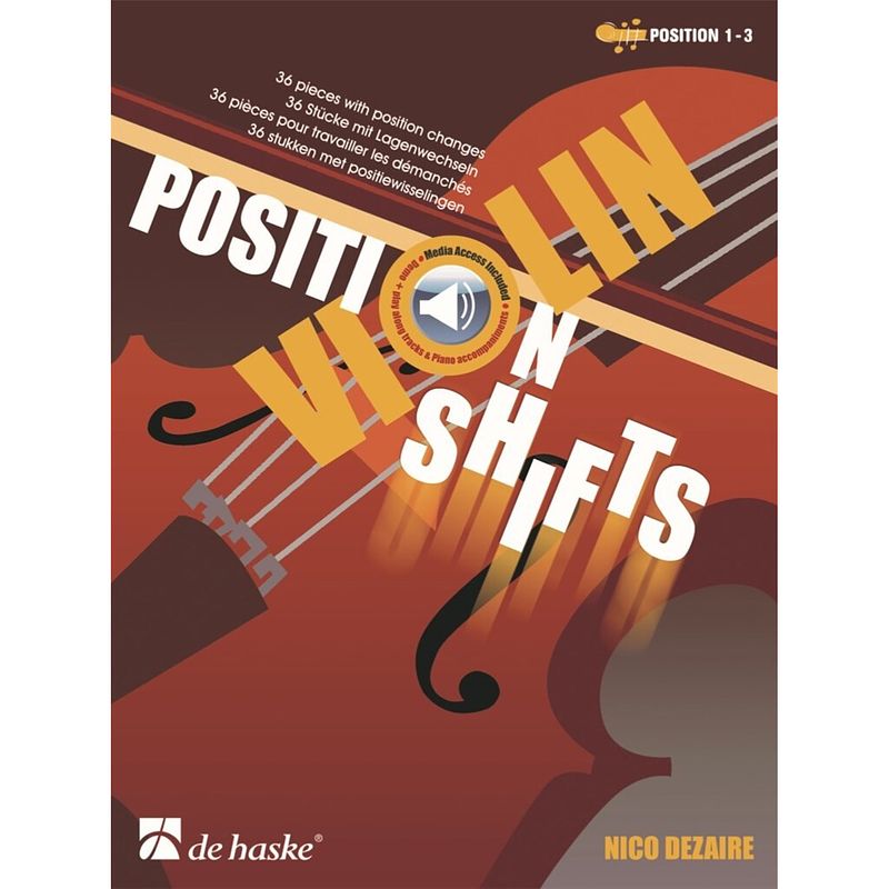 Foto van De haske violin position shifts 36 pieces with position changes