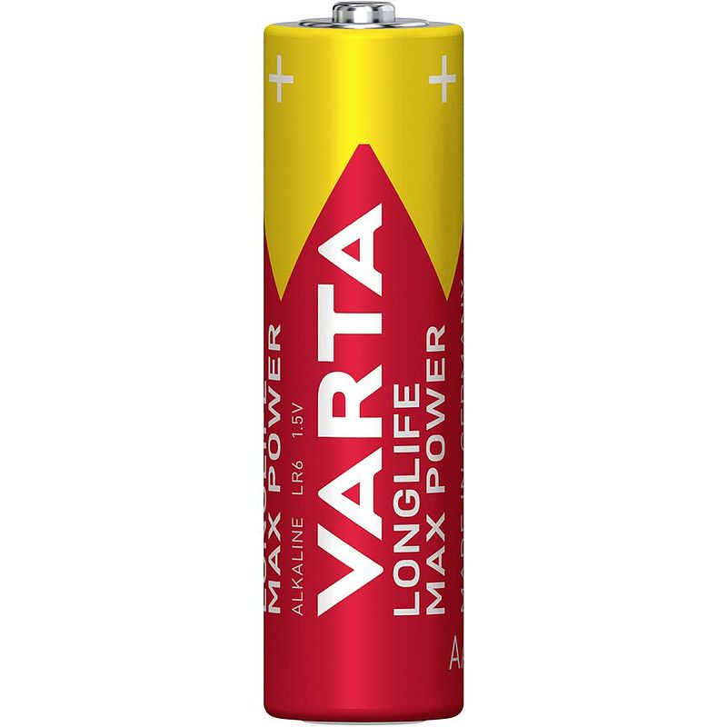 Foto van Varta longlife max power aa bli 4 aa batterij (penlite) alkaline 2900 mah 1.5 v 4 stuk(s)