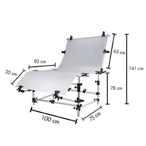 Foto van Falcon eyes opnametafel st-1020a 100x200