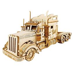 Foto van Robotime modelbouwpakket heavy truck 22,4 cm hout 286-delig