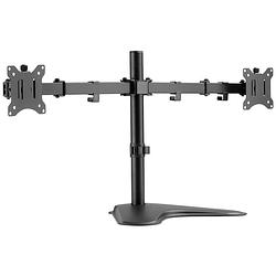 Foto van Digitus da-90401 monitor-tafelbeugel 38,1 cm (15) - 81,3 cm (32) draaibaar, in hoogte verstelbaar, kantelbaar, kantelbaar en zwenkbaar, roteerbaar
