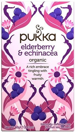 Foto van Pukka elderberry & echinacea thee