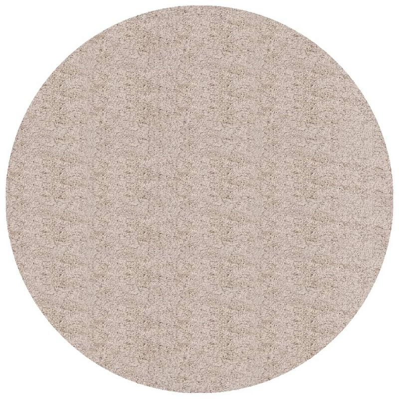 Foto van Vidaxl vloerkleed pamplona shaggy hoogpolig modern ø 200 cm beige